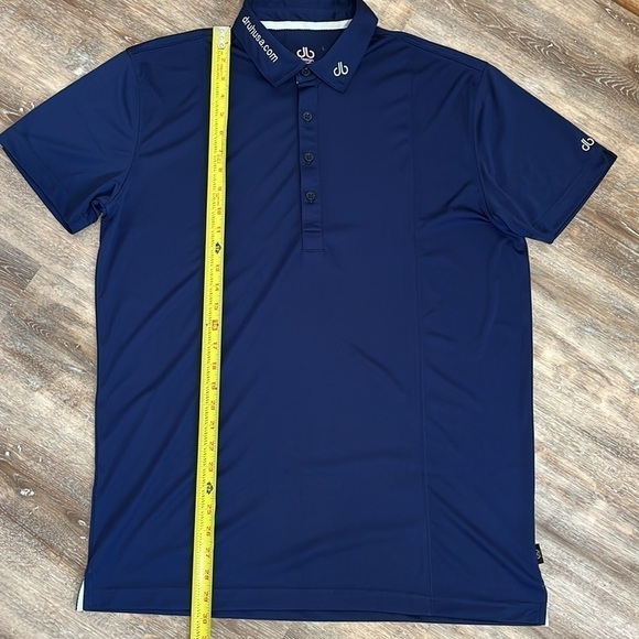 Druh Polo Golf Shirt Mens Size Large Navy Blue - Picture 8 of 13